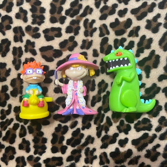 Rugrats Other - RUGRATS Anjelica Pickles Chuckie Reptar Toy Figure 1998 1999 Cartoon Vintage 🍼